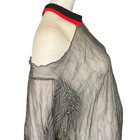 Tov Los Angeles RUFFLED SHEER DRESS    #302 - Picture 12 of 15